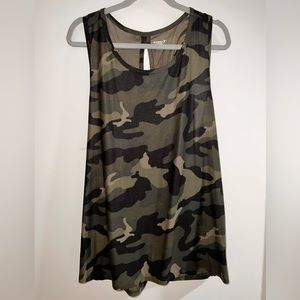 Camo activewear tank